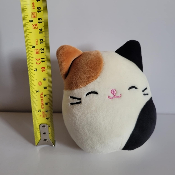 Mini Squishmallows Cam the Cat plush stuffed toy 5" white brown black - Picture 4 of 5
